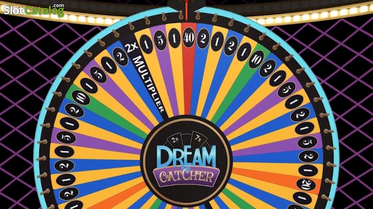 Live casino wheel game screen example