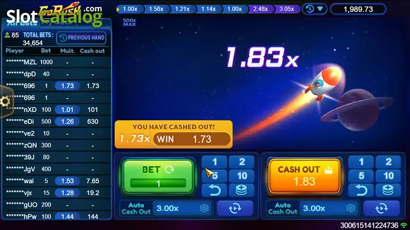 Go Rush Gameplay screen (alt) (reference)