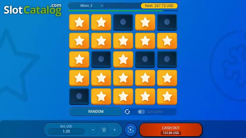 Mines game screen (reference)