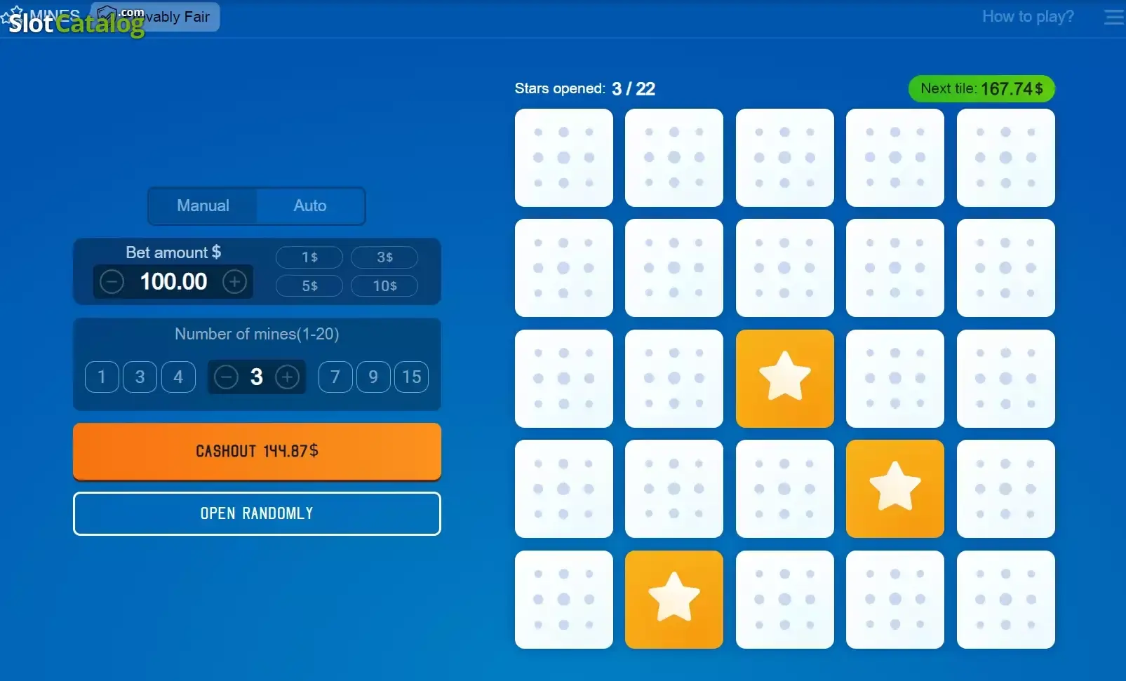 Mines Win screen (reference)