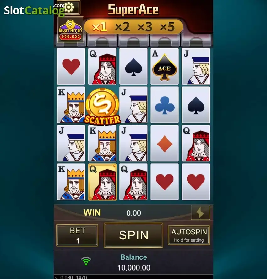 Super Ace slot game screen