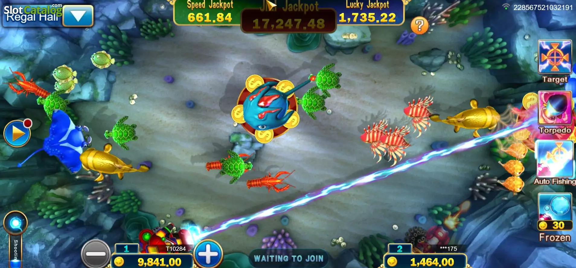 Jackpot Fishing gameplay screenshot