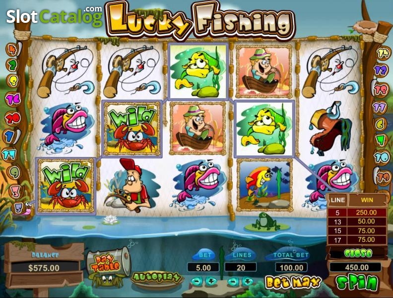 Lucky Fishing win screen screenshot