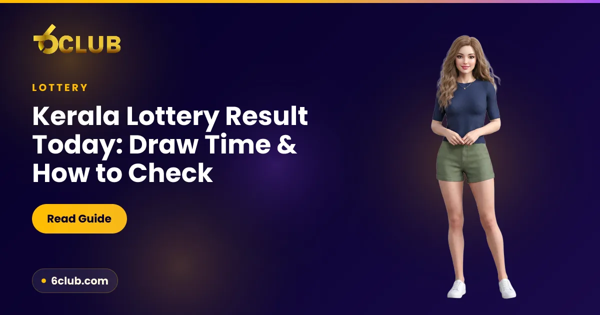 Kerala lottery result today — draw time and how to check the official Kerala State Lottery result