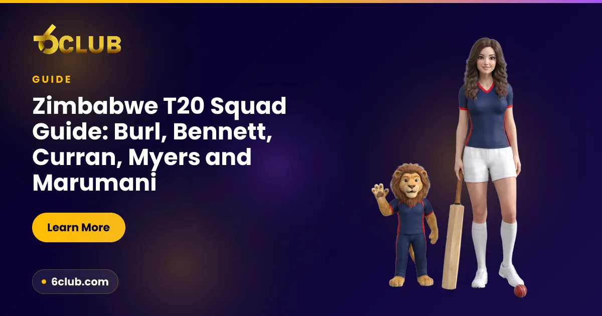 Zimbabwe T20 squad guide for Indian cricket fans — the batters, all-rounders and bowlers explained by role