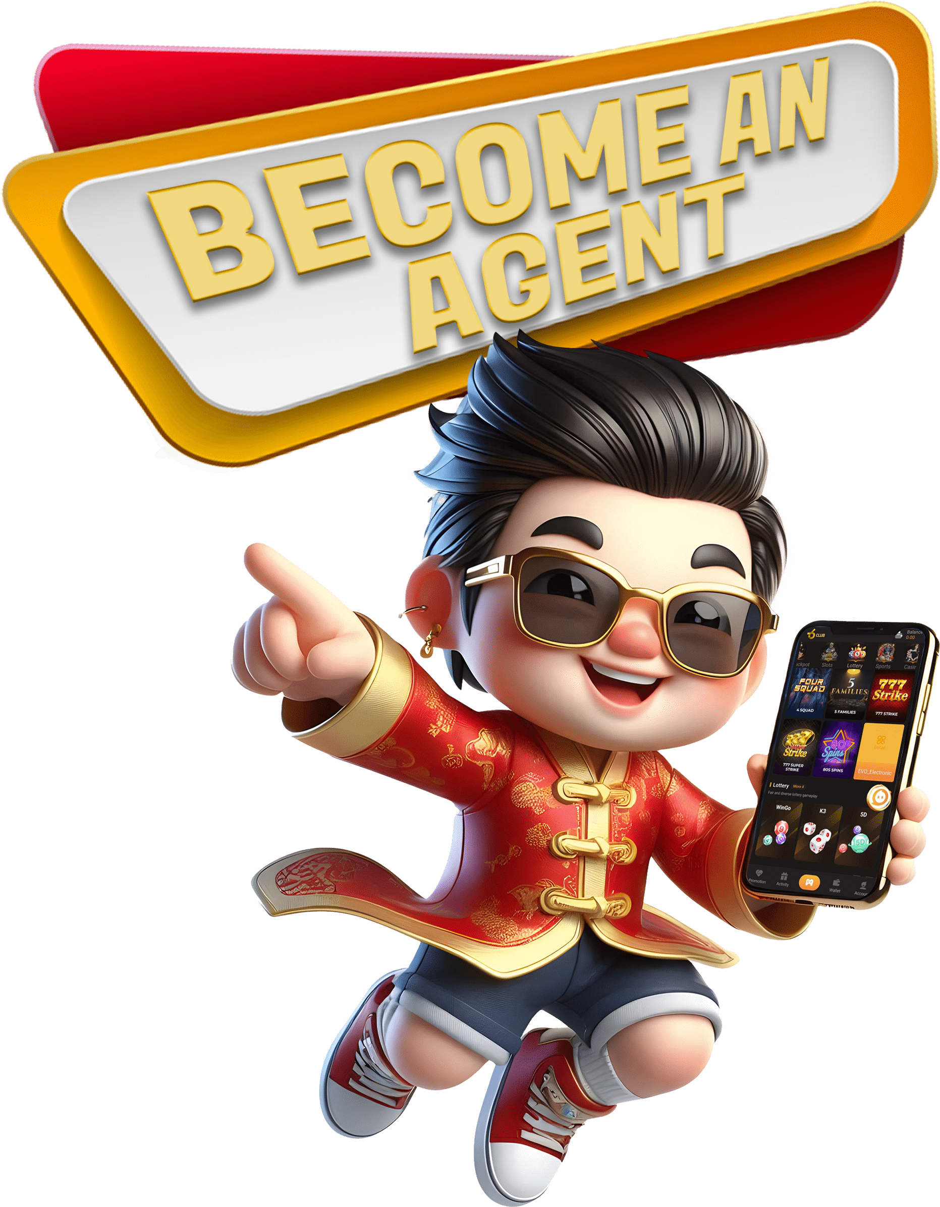 Invitation for users to become 6Club agents and earn rewards