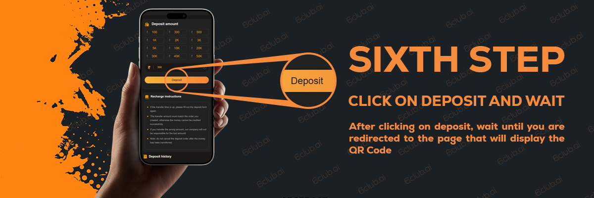 6 Club Deposit Guide India – Reviewing and Confirming Deposit on 6 Club India