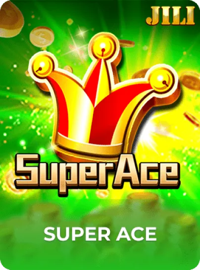 Cover of the Super Ace slot game at 6Club showcasing exciting gameplay