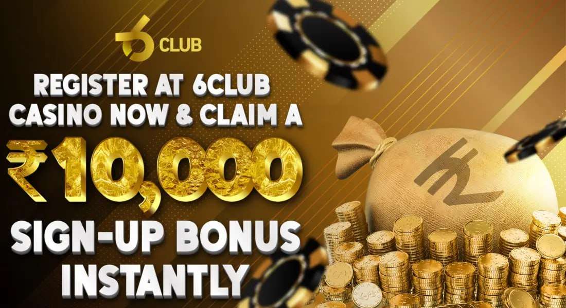 Get the best sign-up bonus at 6Club and start your gaming journey with extra rewards and free credits.